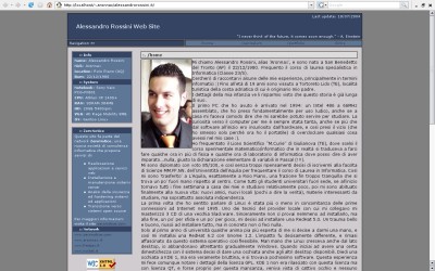Alessandro Rossini's Web Site 1.0